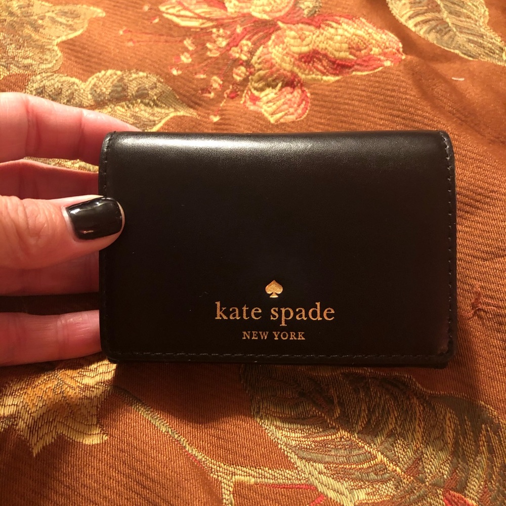 Kate Spade Carr Holder.  Black.